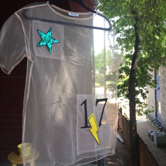 ⚡️SALE⚡️ Zara mesh top - Picture 3 of 7